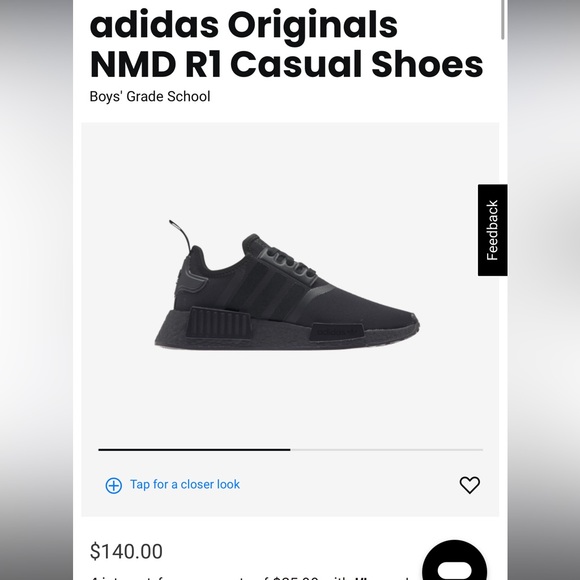 New in Box NMD R1 Black - Picture 2 of 4